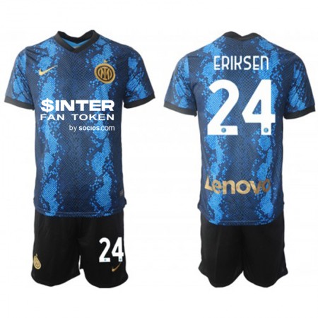 Tenue Inter Milan Christian Eriksen 24 Enfant Domicile 2021-2022 Maillot de Foot